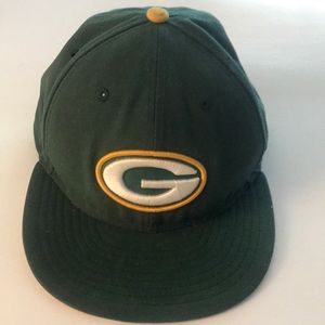 NFL Green Bay Packers 59 Fifty Ball Cap Sz 7 1/8